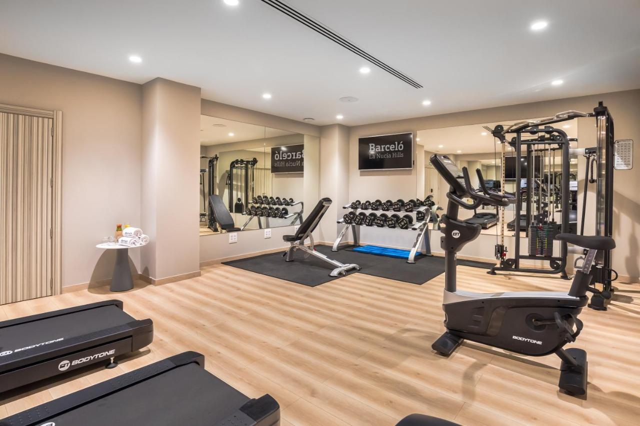 Hotel Barceló la Nucía Hills Exterior foto The gym at the hotel